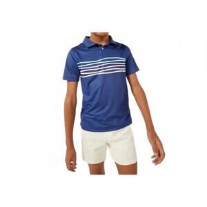 NEW CHUBBIES little boys performance polo in moon shadow